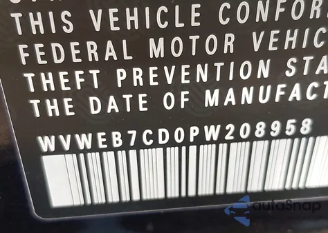 2023 Volkswagen Golf R 2.0T from USA, damaged, VIN WVWEB7CD0PW208958